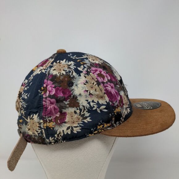 Keep It Official Strapback Hat Multicolor One Size Floral Leather Strap - Picture 4 of 9